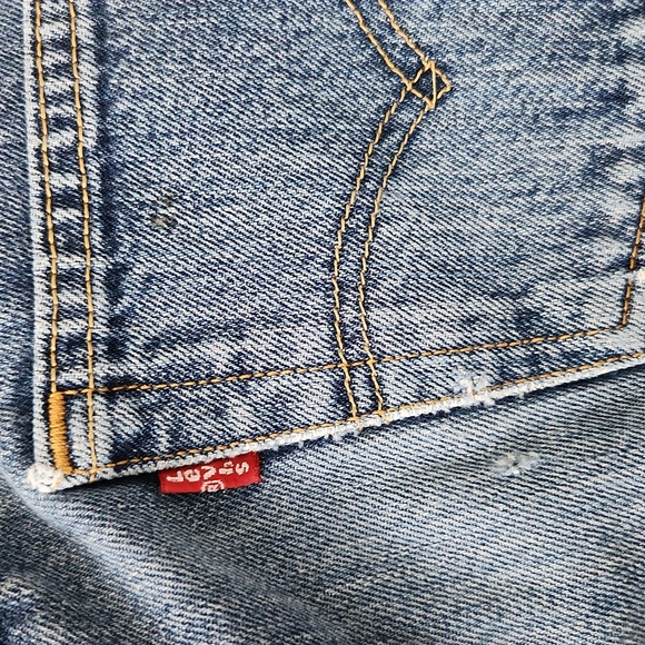 Vintage Levi's 501 Original Straight Fit Jeans - Picture 9 of 12
